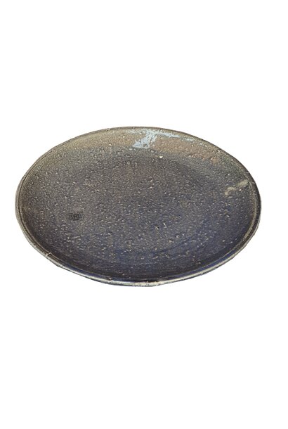 plate blue 23 cm