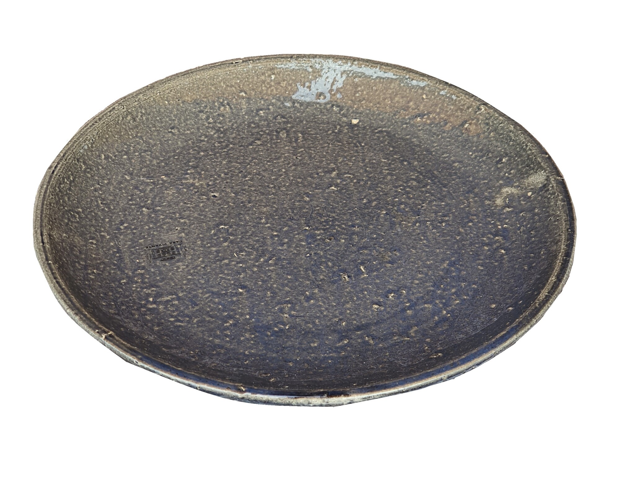 pot ceramic plate blue casa vivant 23-1