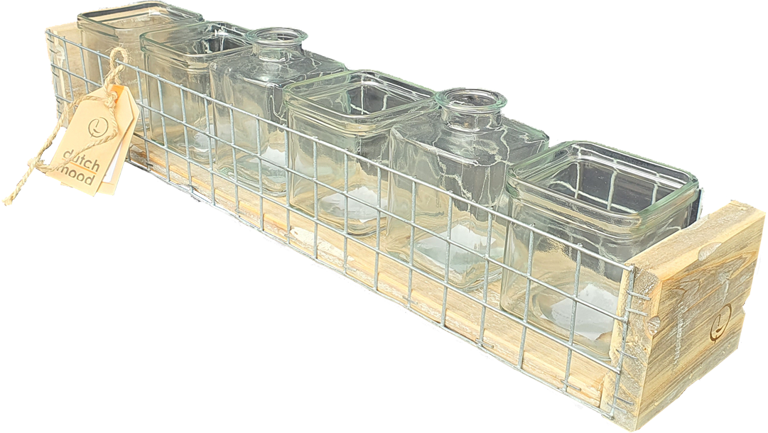 tray old dutch	glass bask SQ6-3