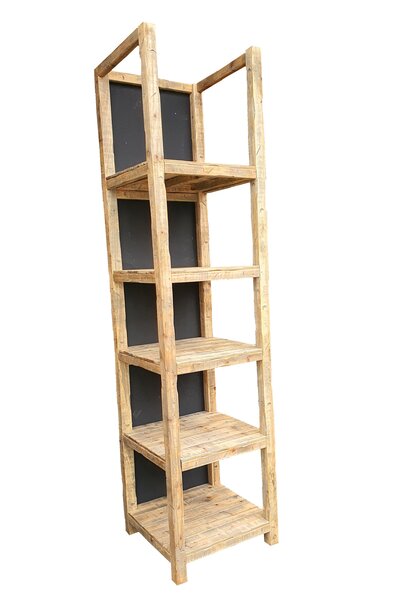 kast open geolied zwart 54 x 220