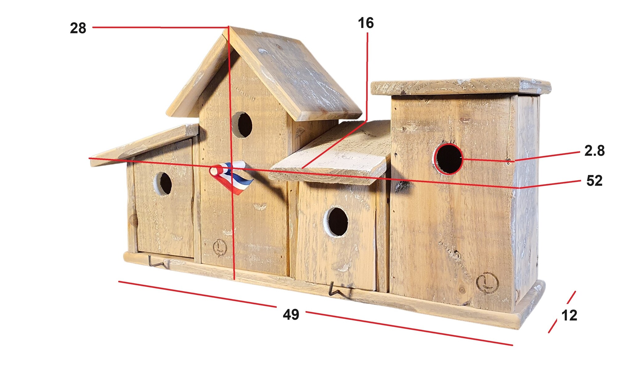 birdhouse old dutch bird village 53-3