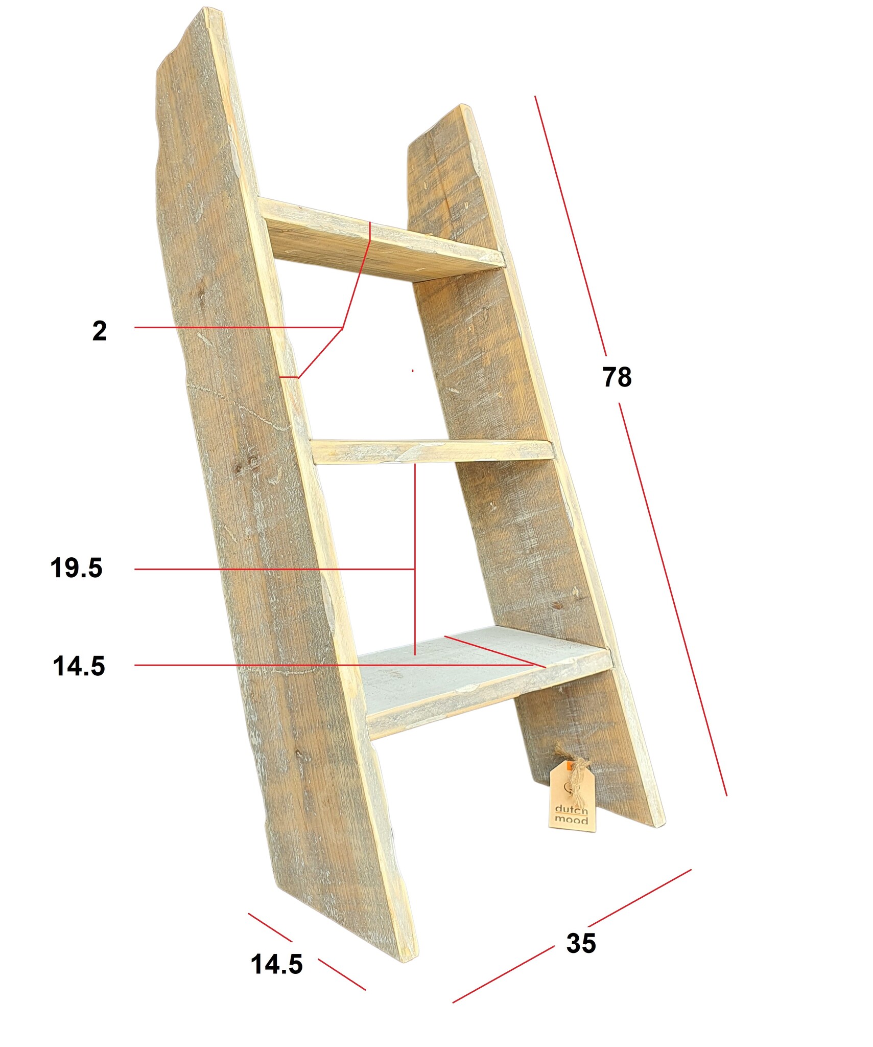 furn old dutch bookstairs 78-5