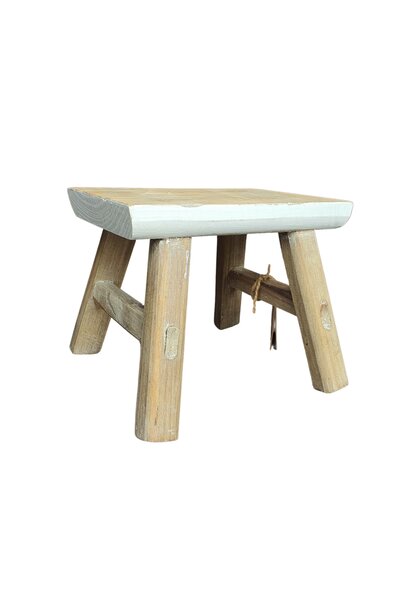 mini Stool with white edge