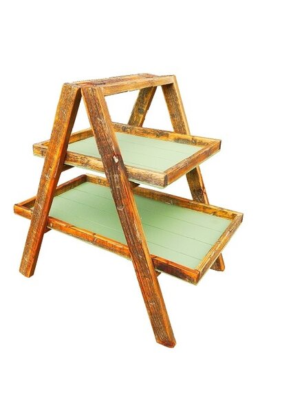 etagère met groen