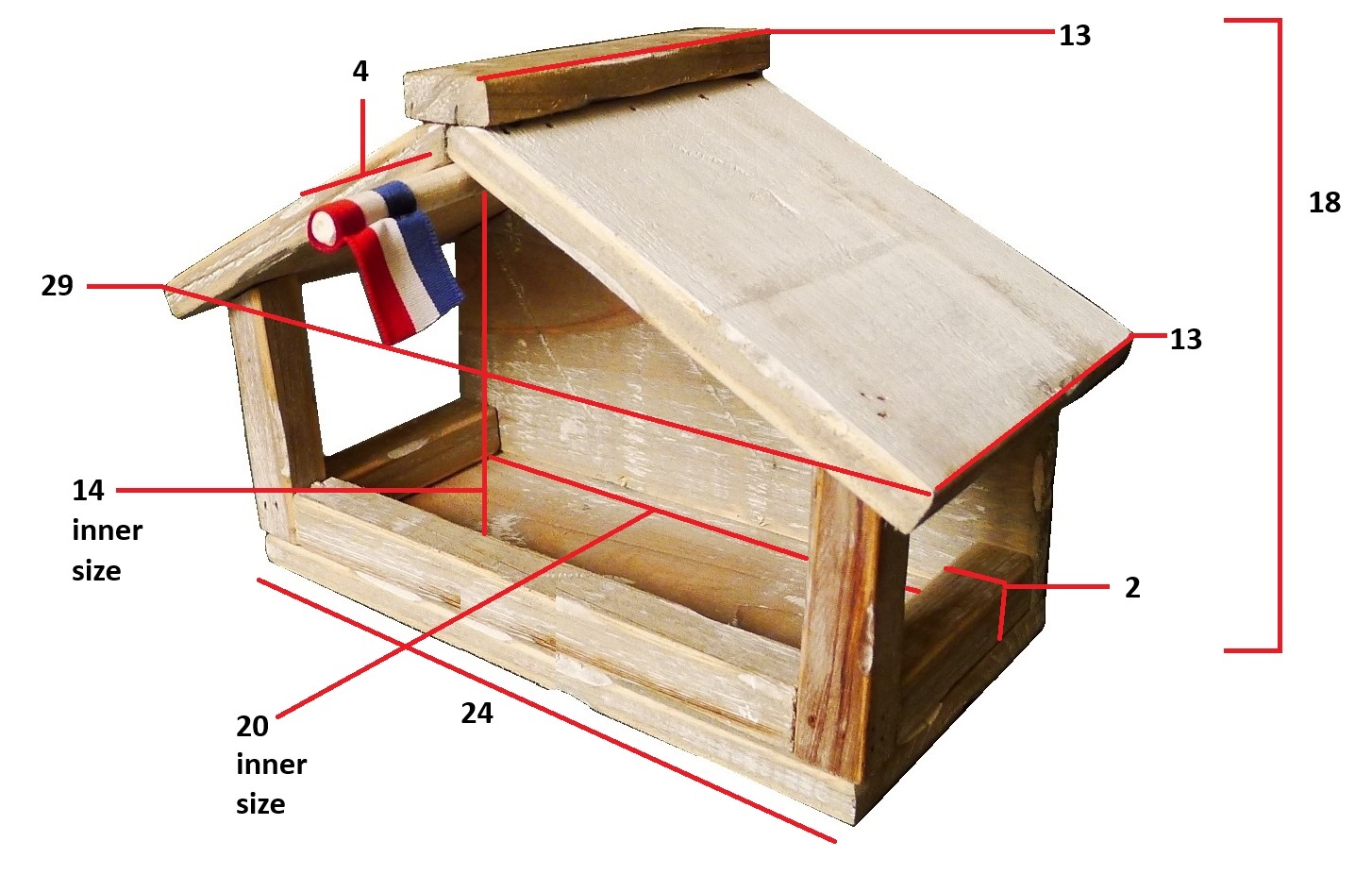 birdhouse old dutch StB wall feeder-3