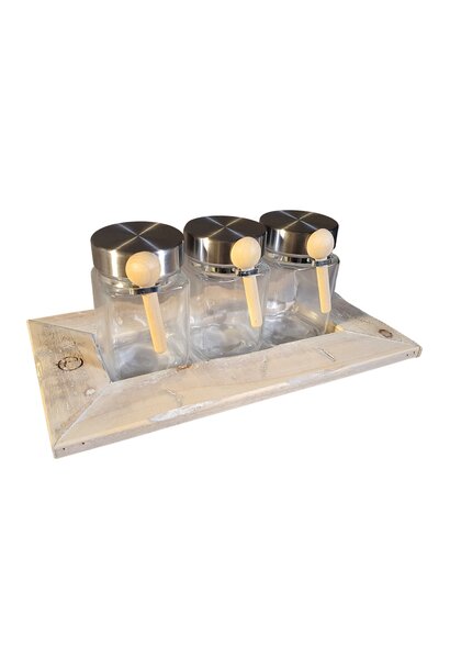 tray mit 3 Gläser