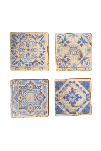onderzetter blauw