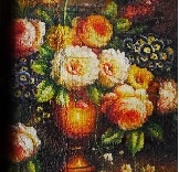 wooden tile old dutch bossch flower-1