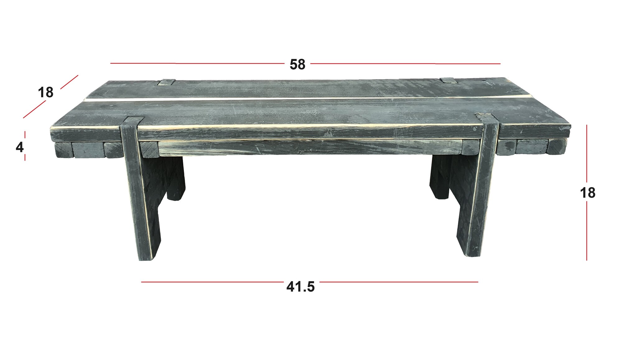 home dec  black berlin   window table 58-4