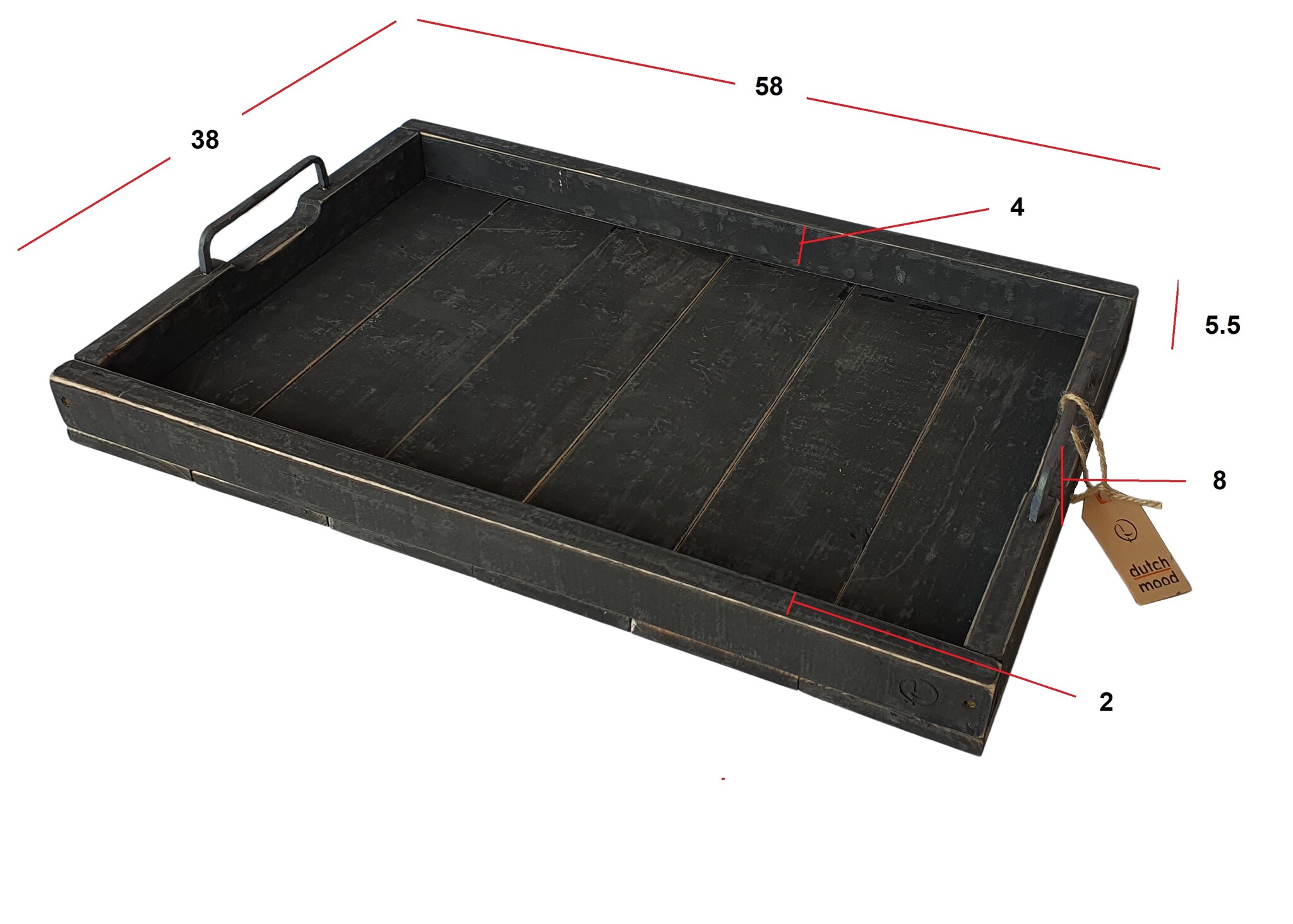 tray black berlin marianne 58/38-4