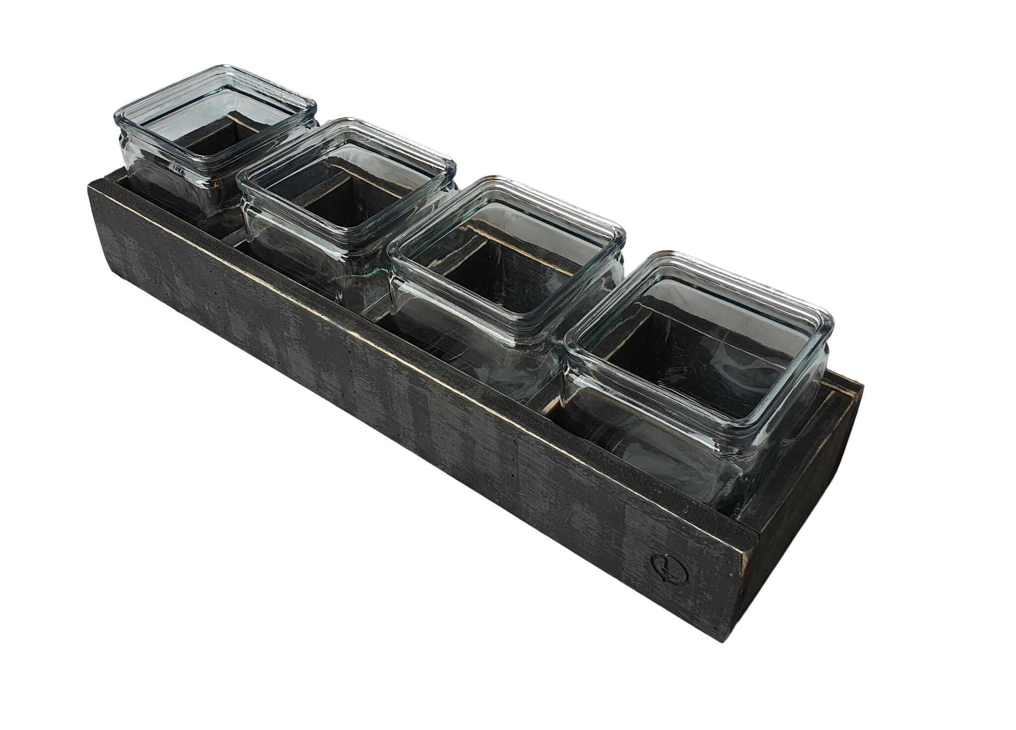 candle hold  black berlin plain half high 4 - without glass-3