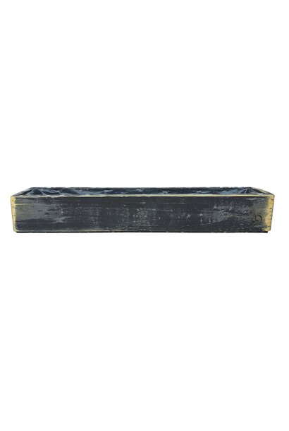 wooden pot extra long black 52