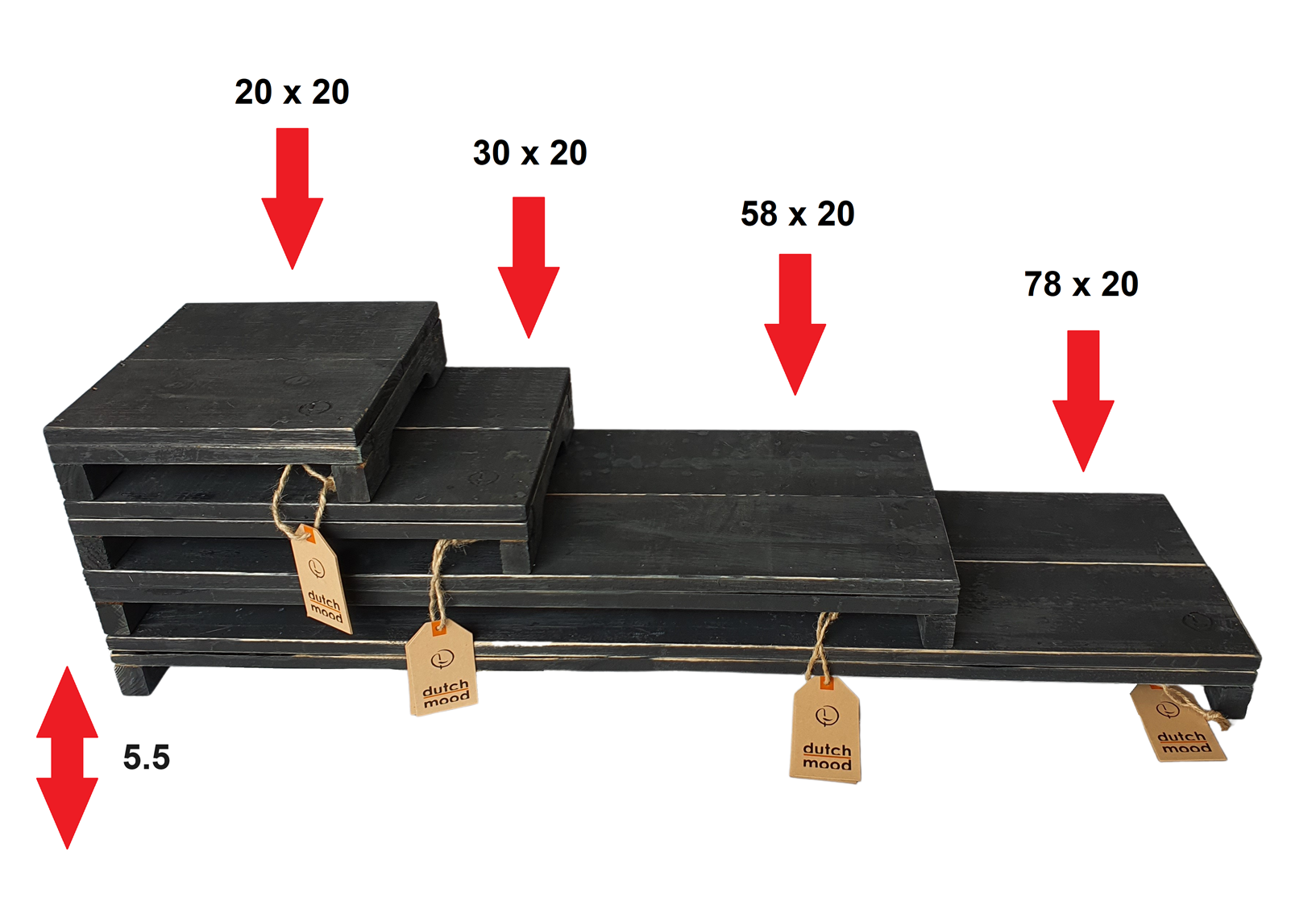 tray black berlin otte 20-7