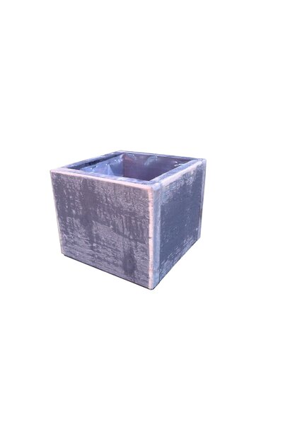 Holztopf viereckig 13