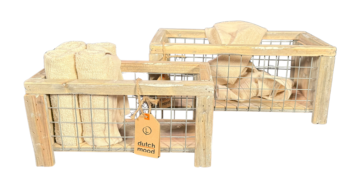 home dec old dutch bathroom side set/2-10