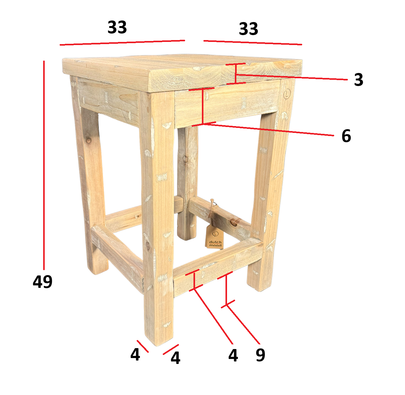 furn old dutch stool 50-5