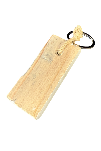 sleutelhanger plat BLANCO