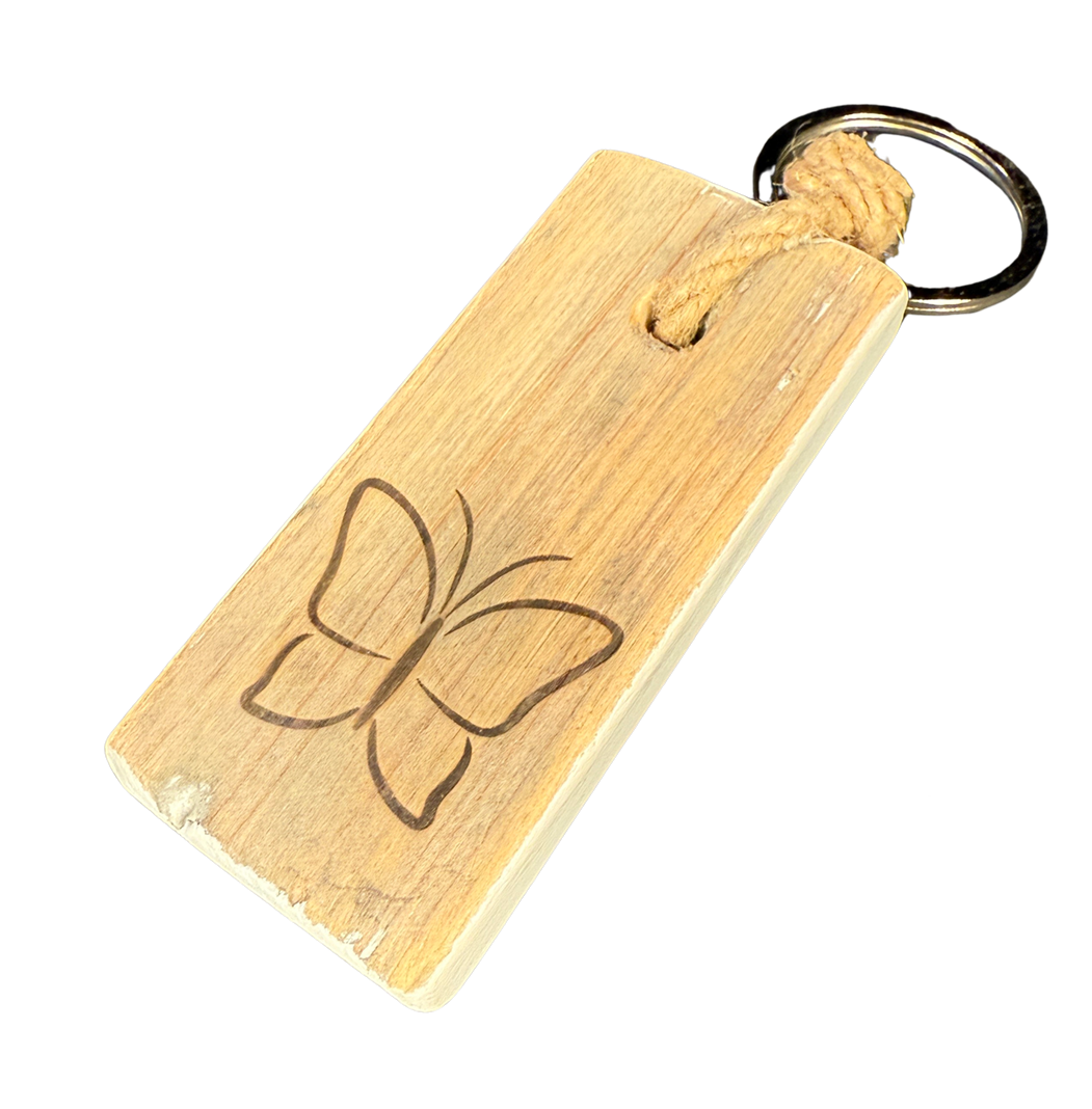 keyhanger old dutch flat BUTTERFLY-1