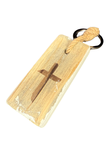 sleutelhanger plat HEILIG KRUIS