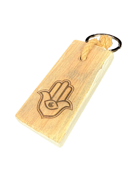 sleutelhanger plat HAMSA HAND