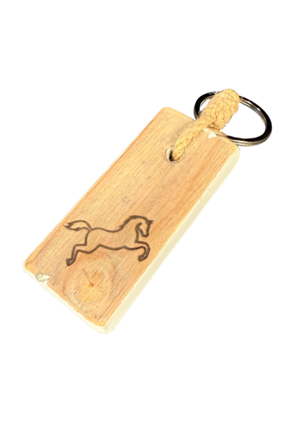 sleutelhanger plat PAARD