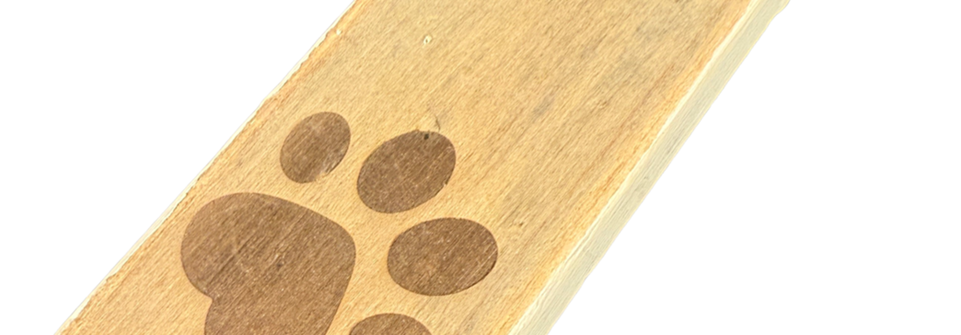 keyhanger old dutch flat DOG PAW PRINT