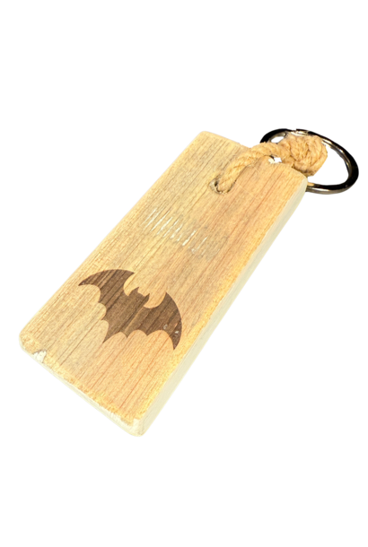 sleutelhanger plat VLEERMUIS