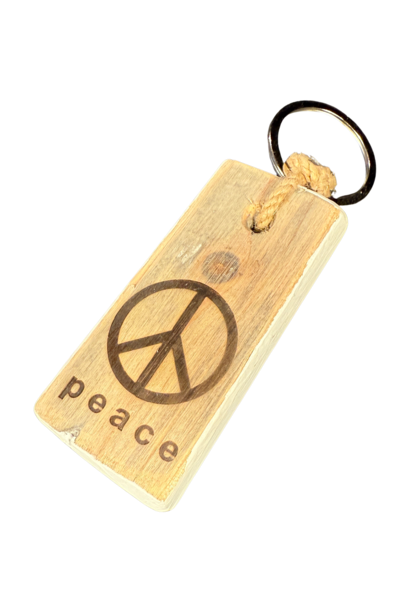 sleutelhanger plat YEAH PEACE