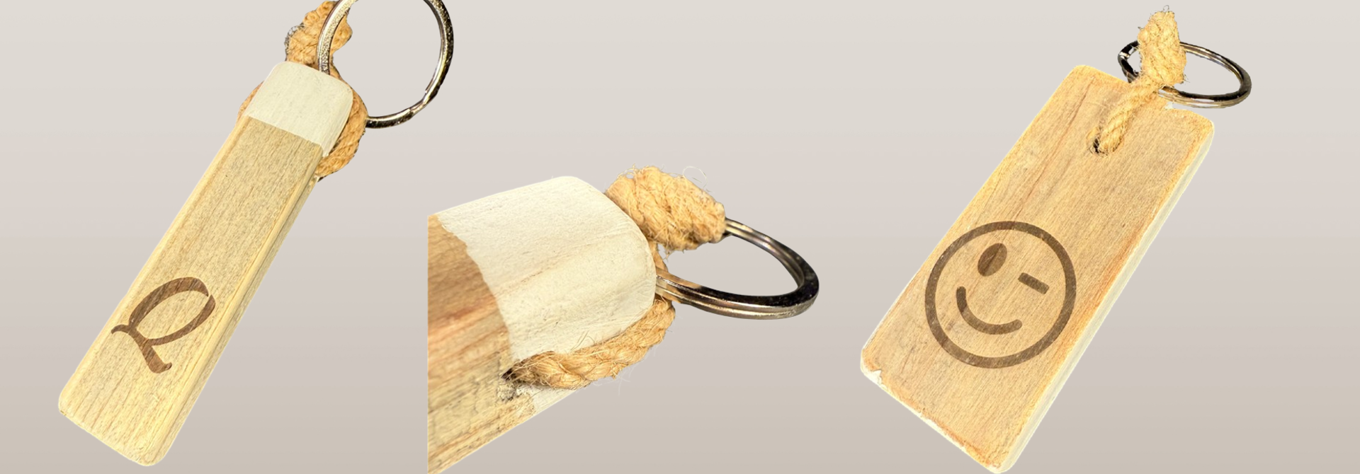 Holz Schlüsselanhänger | Robust, einzigartig und auffällig | Großhandel