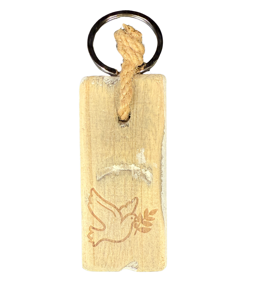 keyhanger old dutch flat DOVE OF PEACE-9