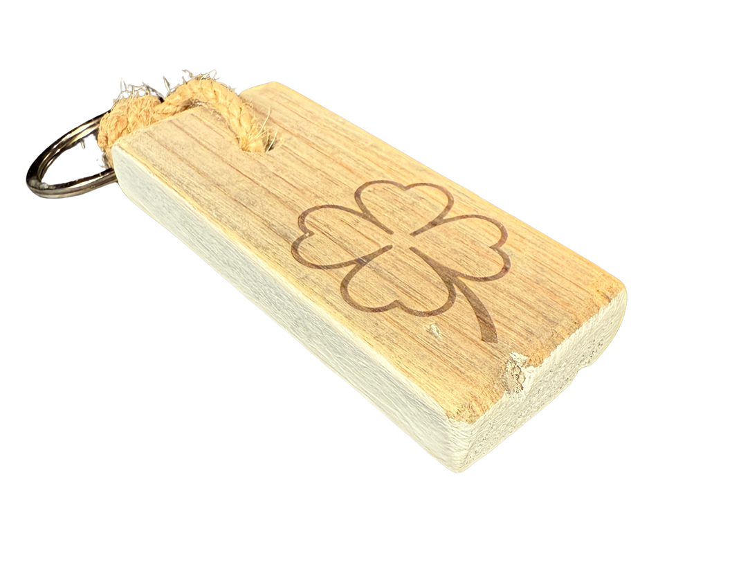 keyhanger old dutch flat 4 LEAF CLOVER-8