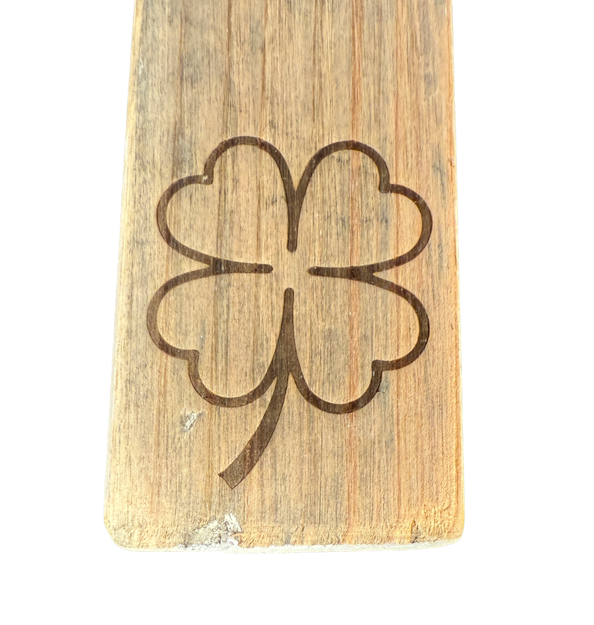 keyhanger old dutch flat 4 LEAF CLOVER-10
