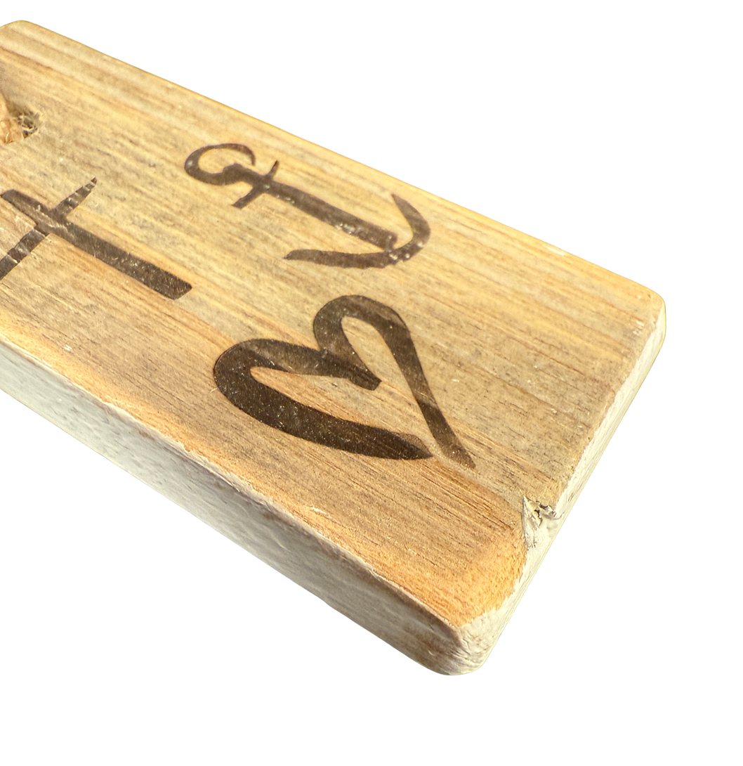 keyhanger old dutch flat FAITH HOPE LOVE-8