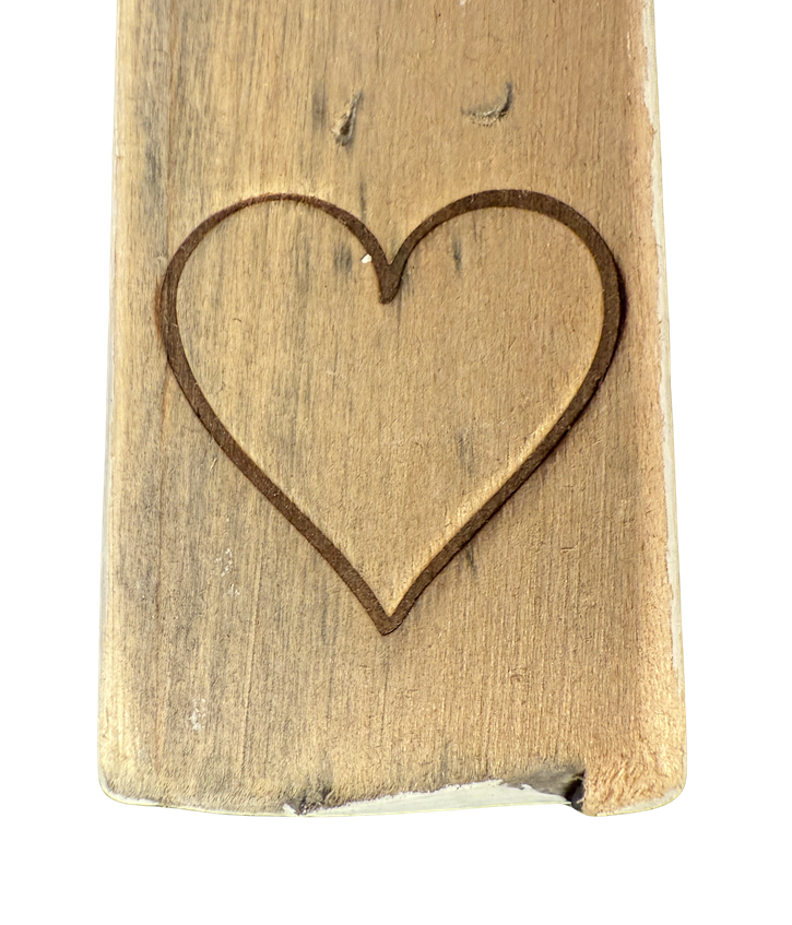 keyhanger old dutch flat HEART-10