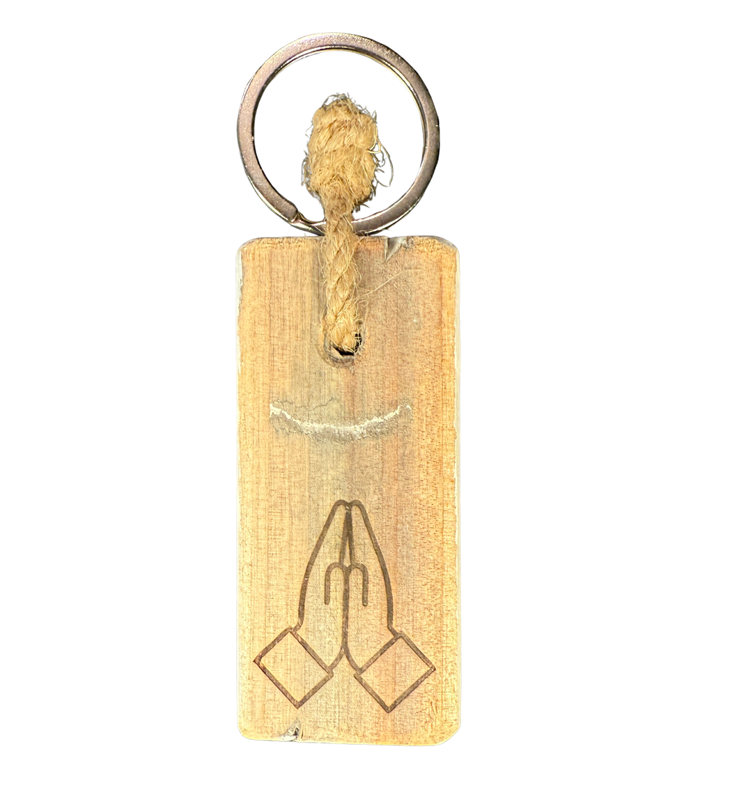keyhanger old dutch flat PRAYING HANDS-8