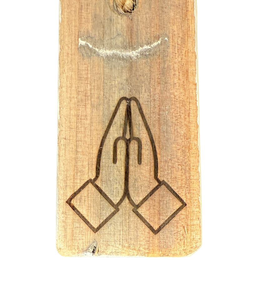 keyhanger old dutch flat PRAYING HANDS-10