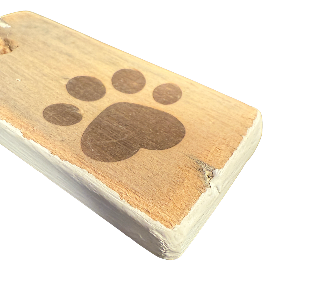 keyhanger old dutch flat DOG PAW PRINT-8
