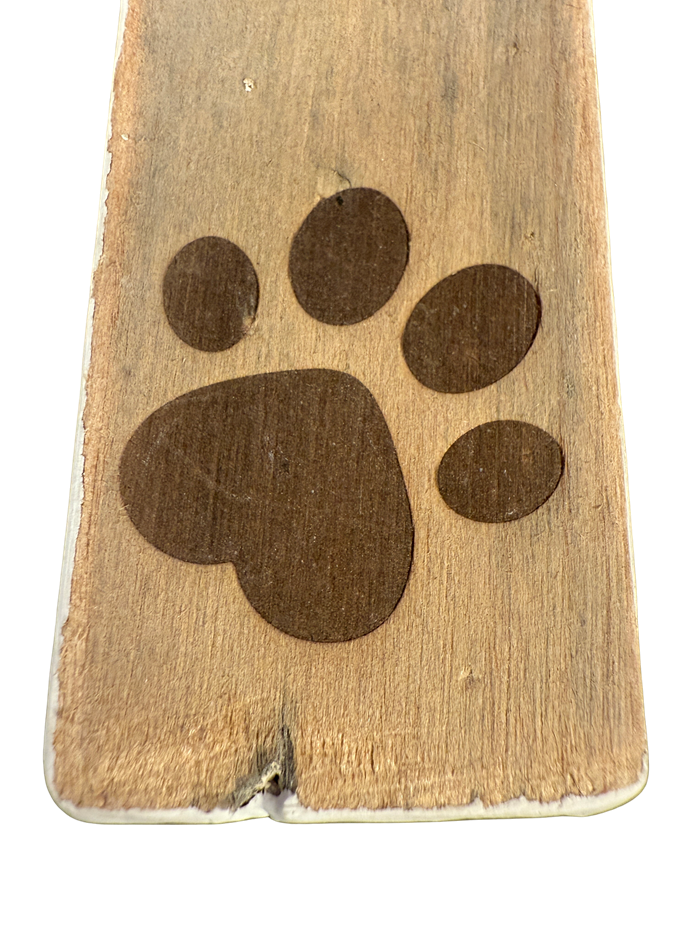 keyhanger old dutch flat DOG PAW PRINT-10
