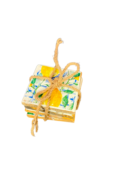 coaster 9x9 mediter lemon