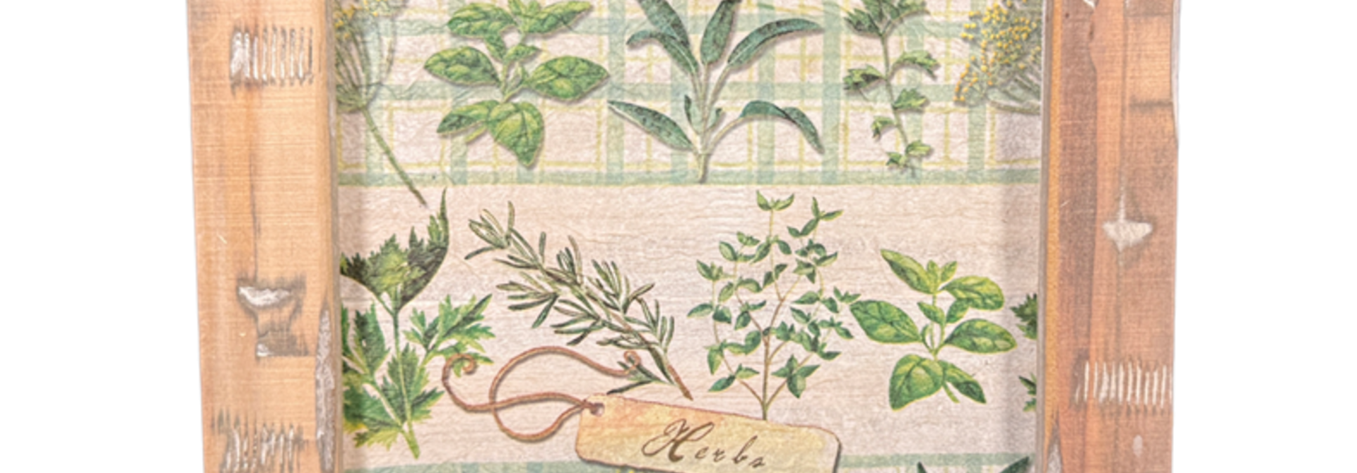 wooden tile old dutch herb mix