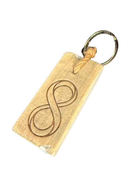 sleutelhanger plat ONEINDIGHEID