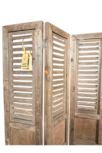 fensterladen 70 cm  dunkel braun