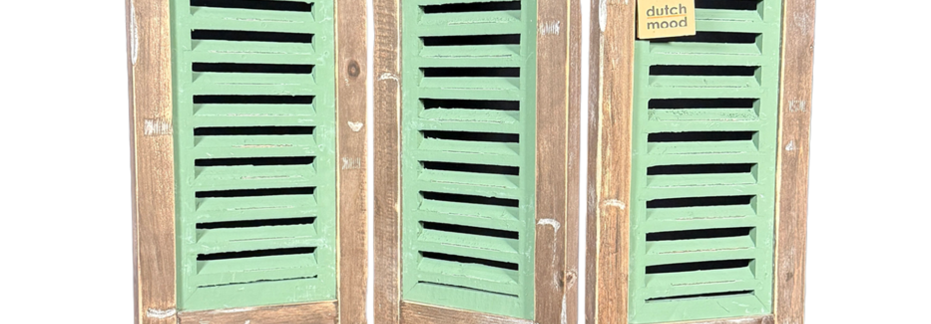 home deco brussels brown shutter 70 green