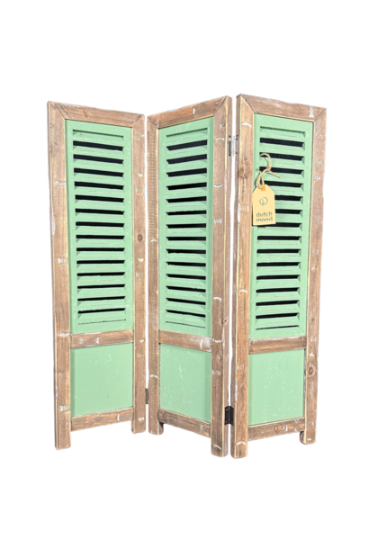 fensterladen 70 cm  altes braun mit grün