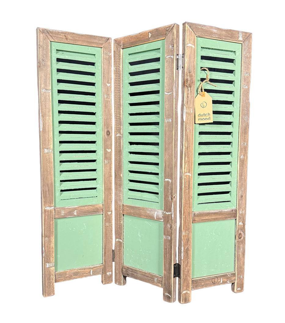 home deco brussels brown shutter 70 green-1