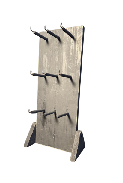 toonbank display voor 9 hangers