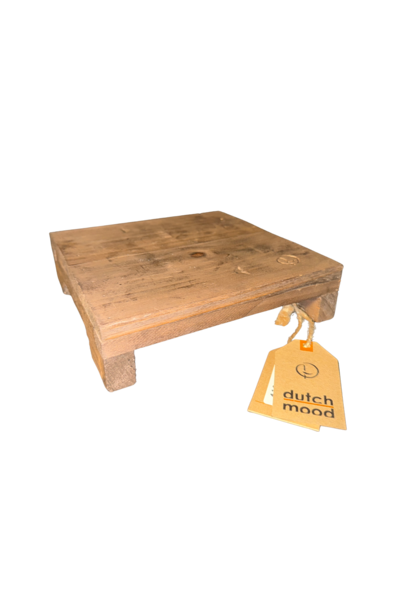 Untersetzer würfelglas 20 cm dunkel braun