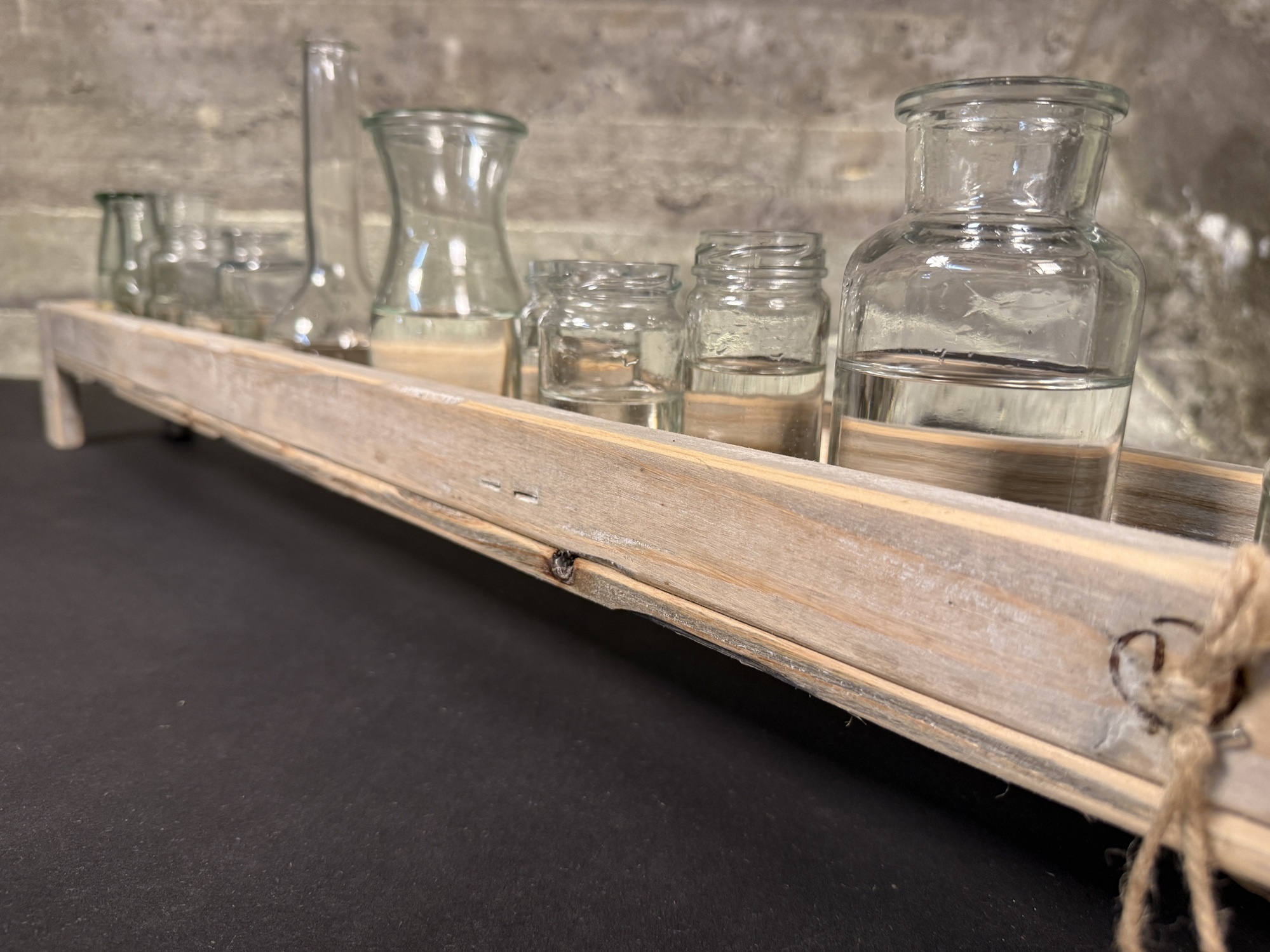 tray old dutch glass hold narrow 95-3