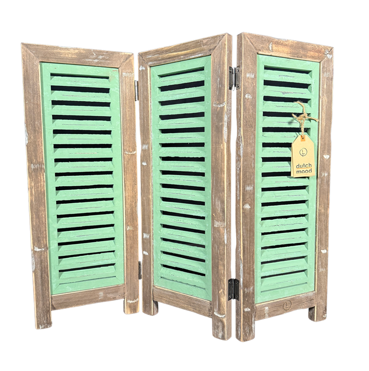 home deco brussels brown  shutter 52  green-1