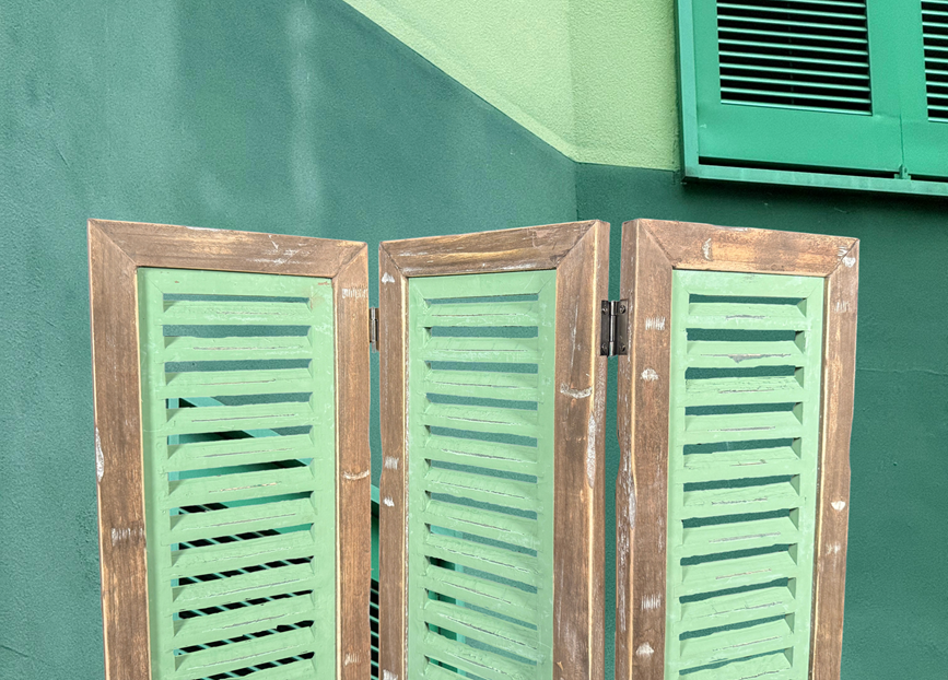 home deco brussels brown shutter 70 green-4